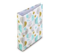 Hama - Álbum de fotos (200 fotos, 10 x 15 cm, 100 páginas, formato 19 x 25 cm, funda para CD y negativos, diseño gráfico), multicolor