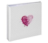 Hama | Álbum fotos con notas para recuerdos personalizados (album fotos 200 fotos, album fotografico 10x15, album recuerdos, album fotos con notas, album bolsillo fotos) rosa fucsia