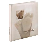 Hama Álbum de fotos Baby Feel 29x32 cm para bebés - ideal para regalos - Beige