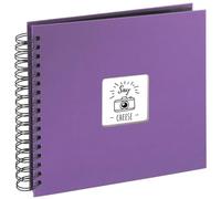 Hama Álbum de fotos con espiral, Púrpura, 28 x 24 cm,Regalo de San Valentin