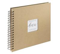 Hama Álbum espiral 7211 – 28x24, para fotos, 40 páginas de papel craft, multicolor