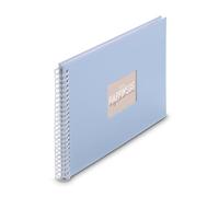 Hama | Álbum de Fotos Espiral 50 Hojas 36 x 32 cm | Gran formato para conservar recuerdos, 50 hojas con papel cristal protector, capacidad hasta 300 fotos de 10 x 15 cm, Lagoon