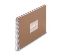 Hama | Álbum de Fotos Espiral 50 Hojas 36 x 32 cm | Gran formato para conservar recuerdos, 50 hojas con papel cristal protector, capacidad hasta 300 fotos de 10 x 15 cm, Mousse