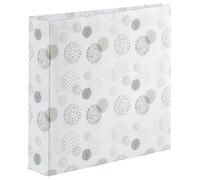 Hama | Álbum de Fotos Grafic (Álbum de Fotos Slip-in, 10x15 cm, 200 fotos, 100 páginas, Hojas Color Blanco) Dibujo lunares