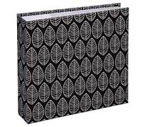 Hama | Álbum de Fotos La Fleur Slip-In 200 Fotos 10 x 15 cm | Álbum con bolsillos y 100 páginas blancas, elegante diseño floral con hojas blancas, capacidad para 200 fotos, Hoja Blanca