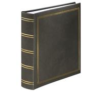 Hama Álbum de Fotos London (álbum de Fotos para 200 Fotos en Formato 10 x 15 cm, Libro de Fotos para Insertar), Color Gris