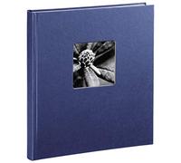 Hama | Álbum de fotos para pegar (Álbum de fotografía de 10 x 15, tamaño 29cm x 32cm, con 50 hojas, papel cristal protector, fotos de 10 x 15 cm máximo 250 fotos, Regalo de San Valentin) Color Azul