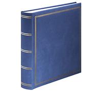 Hama | Álbum de Fotos Scrapbooking 80 Hojas 30 x 30 cm | Para pegar fotos y escribir recuerdos, papel cristal protector, capacidad hasta 320 fotos de 10 x 15 cm, Azul