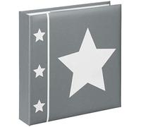 Hama | Álbum de Fotos Stamps Slip-In 200 Fotos 10 x 15 cm | Diseño Jumbo con bolsillos para 200 fotos de 10 x 15 cm, ideal para organizar y conservar recuerdos, Gris
