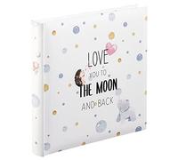 Hama To The Moon - Álbum de fotos, 25 x 25 cm, 50 páginas, máximo 100 fotos de 10 x 15 cm, estándar, multicolor