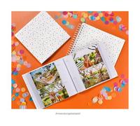 Hama Álbum de notas 10 x 15 cm Confetti blanco 200F