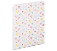Hama Álbum de tapa blanda Shine, Hearts para 80 fotos 10x15cm