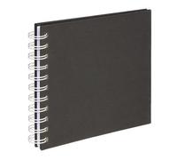 Hama Álbum espiral Bellas Artes, 18,5 x 15 cm, 30 páginas blancas negro