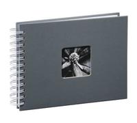 Hama Ãlbum espiral Fine Art, 24 x17 cm, 50 pÃ¡ginas blancas gris