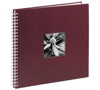 Hama Álbum espiral Fine Art, 36x32 cm, 50 páginas blancas burdeos