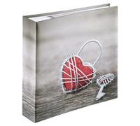 Hama Álbum memo Rustico, para 200 fotos en formato 10x15 cm, Metal Heart