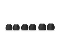 Hama | Almohadillas de Silicona para Auriculares in Ear - Negro | Recambios de silicona universales, Gomas para cascos inalambricos y con cable, Set de 3 tamaños S M L