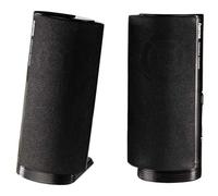 Hama Altavoces para Ordenador con conexión Audio Jack 3.5 mm, Altavoces con conexión USB, Rango frecuencia 140-20000 Hz, Altavoz para PC, Color Negro
