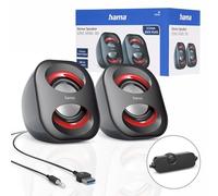 Hama Altavoz Sonic Mobil 183 2.0 USB Negros