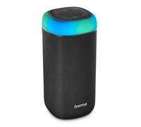 Hama | Altavoz Bluetooth con Luces LED (5 Modos Diferentes, Se Pueden conectar 2 Altavoces, Protección IPX4, 12h de música), Color Negro