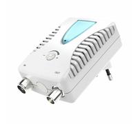 Hama | Amplificador de Antena (Amplificador de Cable de Banda Ancha a CATV, 25dB, Regulable) Color Blanco