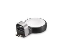Hama Apple Watch - Cargador inalámbrico para Apple Watch, Base de Carga USB C magnética, SW