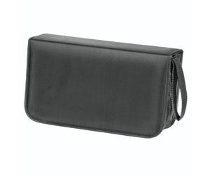 Hama | Archivador para 120 CDs/DVDs - Estuche de Nylon Resistente con Cremallera, Protección Antirayaduras, Diseño Compacto; Porta Cd's - Negro