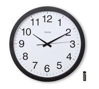 Hama I Reloj de Pared (Aruba, Decoración Pared, Diametro 40 cm) Negro
