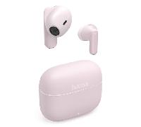 Hama | Auriculares Bluetooth Inalámbricos - Rosa | Cascos Inalámbricos Bluetooth, Auriculares con Micrófono y Control por Voz, Carga USB-C
