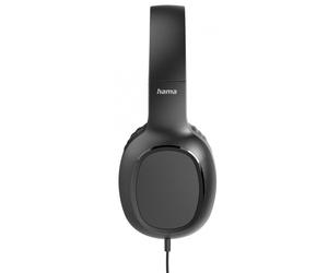 Hama - Auricular «Fun C» de botón, Micrófono, Guía de cable en un lado, USB-C, Negro