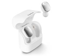 Hama | Auriculares Bluetooth (Control táctil, Resistente a Salpicaduras IPX5, Comandos de Voz, Batería Duradera) Color Blanco
