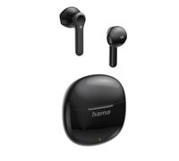 Hama | Auriculares Bluetooth Deportivos Inalámbricos con Micrófono y Control Táctil (Cascos In Ear para Correr con Cancelación Ruido Pasiva y Autonomía Larga para Gimnasio y Entrenamiento) Negro