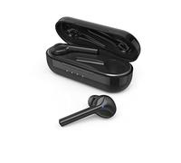 Hama Auriculares Bluetooth inalámbricos (Auriculares in-Ear, ultraligeros, sin Cable, con Control por Voz, Control táctil y Micro), Color Negro