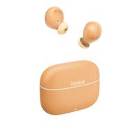 Hama | Auriculares Bluetooth para móvil con Estuche de Carga - Naranja | Cascos inalámbricos pequeños, Auriculares sin Cables con micrófono, Control táctil para música y Llamadas