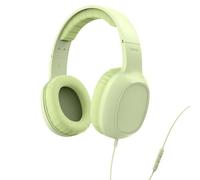 Hama - Auriculares con Cable en el oído Fun C, Supra-Aural, micrófono Integrado, Cable USB-C de 1,2 m, para música, Oficina o Juegos, Control de Voz Siri y Google Assitant, Verde