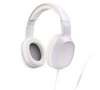 Hama | Auriculares con Cable USB c y micrófono para videollamadas - Blanco | Cascos de Diadema para Ordenador, Auriculares Tipo c con Control de Volumen para pc y móvil