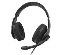 Auricular Hama HS-USB300 V2 Binaural USB Circumaural Micrófono Boom 2m Negro