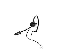 Hama Auriculares in-Ear con micrófono para teléfonos inalámbricos (Jack de 2,5 mm, Auriculares con Cable, Auriculares con micrófono, Mono, portátiles por una Cara, con Gancho para la Oreja,