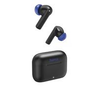 Hama Auriculares Bluetooth inalámbricos - ANC, micrófono, carga rápida, hasta 5h/4h, Negro