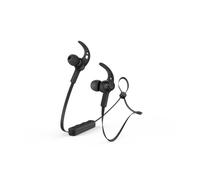 Hama | Auriculares inalámbricos Bluetooth Deportivos (Auriculares Deportivos con hasta 6h de música, Auriculares Bluetooth a Prueba de Sudor, Auriculares con micrófono) Negro
