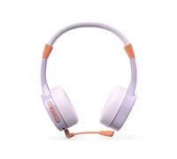 Hama | Auriculares inalámbricos para niños (Cascos Bluetooth con limitador de Volumen, micrófono, Flexibles, Ajustables, hasta 40h música) Violeta