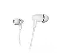 Hama Auriculares Joy, in-Ear Micrófono, Cable Plano, Blanco