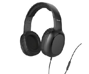 Hama Auriculares OnEar Fun Type C, Negro 00221814