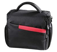Hama Bahamas 130 Toploader Case Negro, Rojo - Funda (Toploader Case, Universal, Tirantes para Hombre, Negro, Rojo)