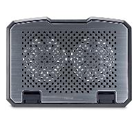 hama base refrigeradora para portátil aluminium negro