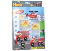 HAMA BEADS 10.3441 Caja colgante de bomberos, multicolor, tall (Importación USA)