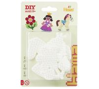 HAMA BEADS 10.4571 Pony, Flower & Princess pegboard Blister Pa (Importación USA)