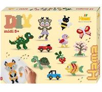 Hama Beads | Approx. 4.000 Cuentas, 2 pegboards: Square No. 234 and Hexagonal No. 276. 8 Bead Supports, Colour Printed Design Sheet, Instructions and Ironing Paper.