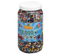 Hama Perlen 211-67 Ironing Beads XXL Box with Approx. 13,000 Colourful Midi Craf