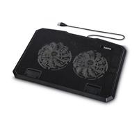 Hama - Black Metal almohadilla fría 39,6 cm (15.6"") Negro